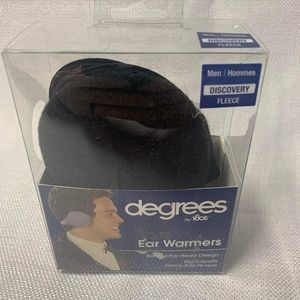 Degrees Fleece Ear Warmers - black